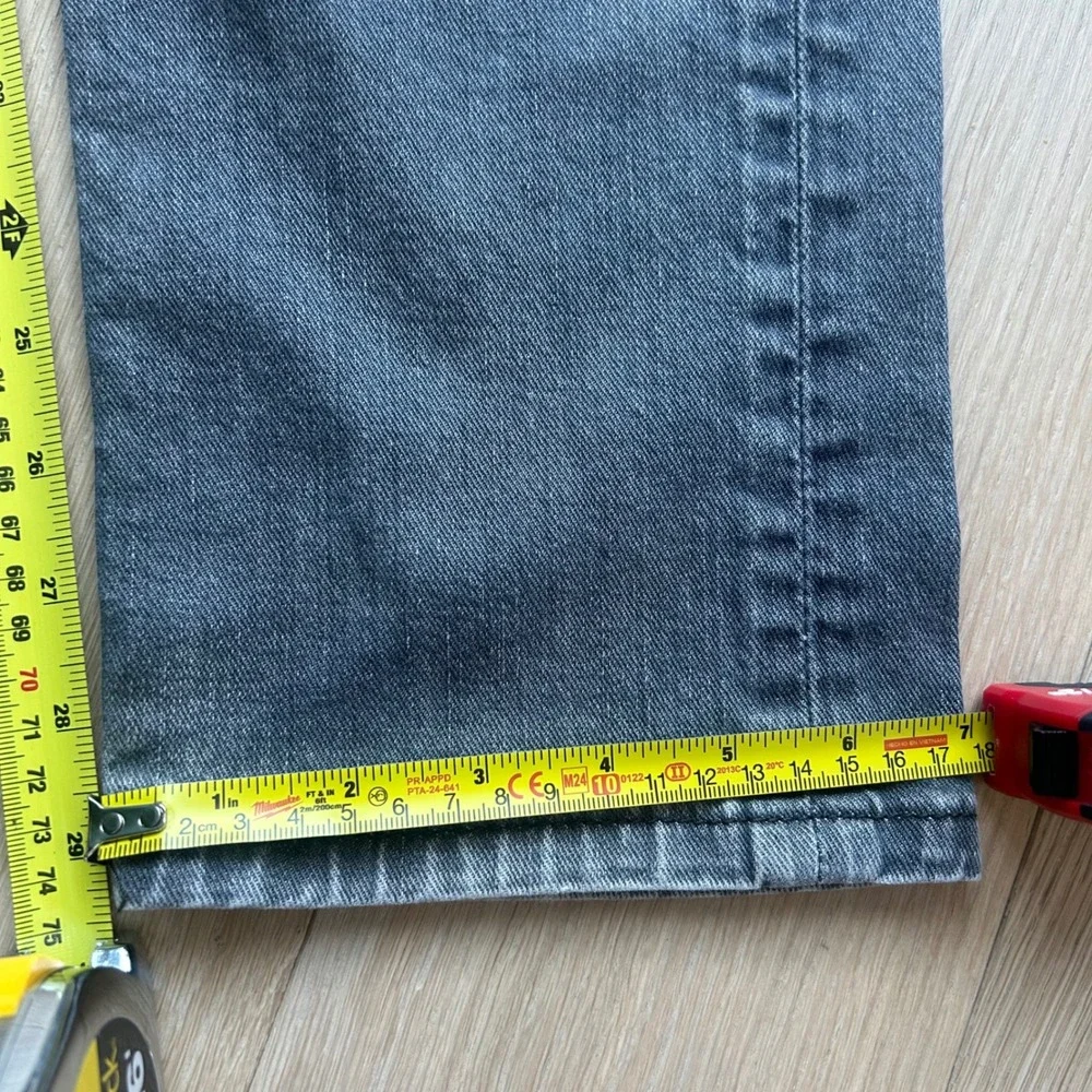 Levi's 511 Slim Fit Jeans 32x29‎ Gray Charcoal Stonewash Denim Casual Classic